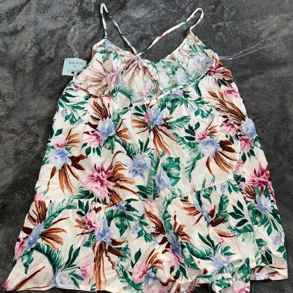 Nwt shade & shore lightweight flowing tropical flower top for girls 12-14 - Picture 3 of 3